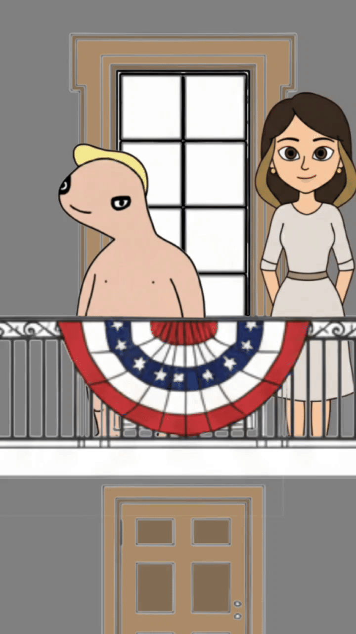 BABY TREMP meme GIF
